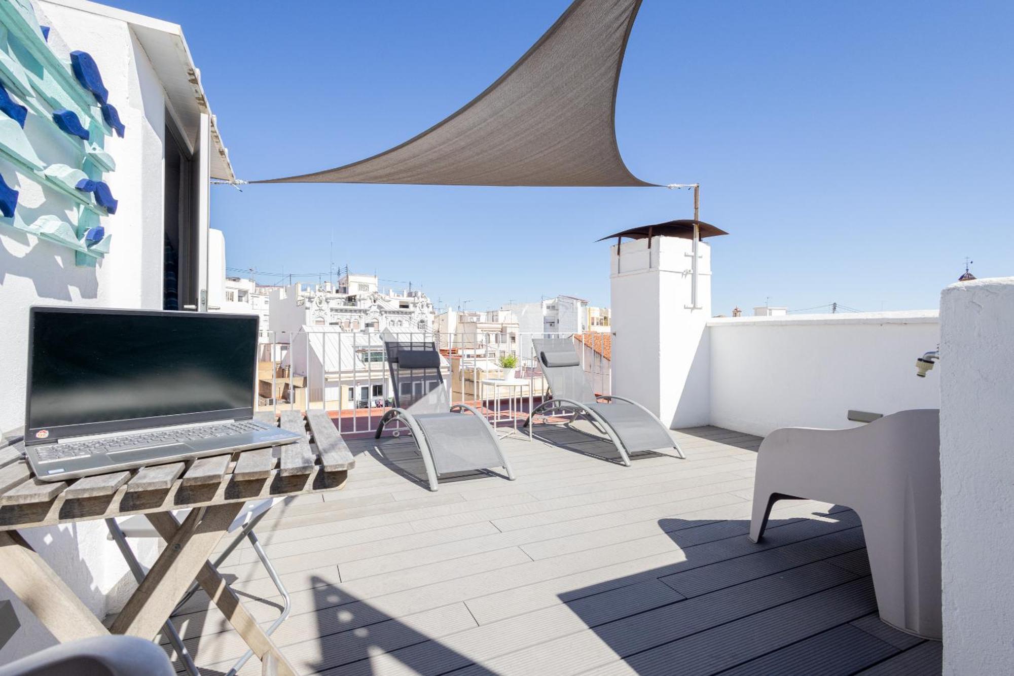 Ático Oasis de Ruzafa Apartamento Valência Exterior foto