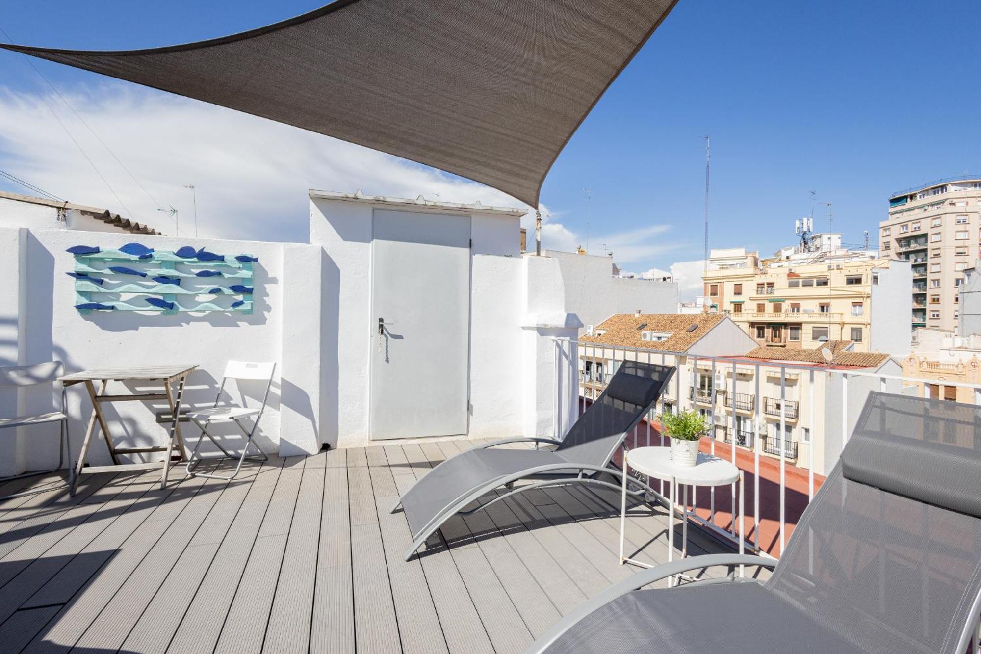 Ático Oasis de Ruzafa Apartamento Valência Exterior foto